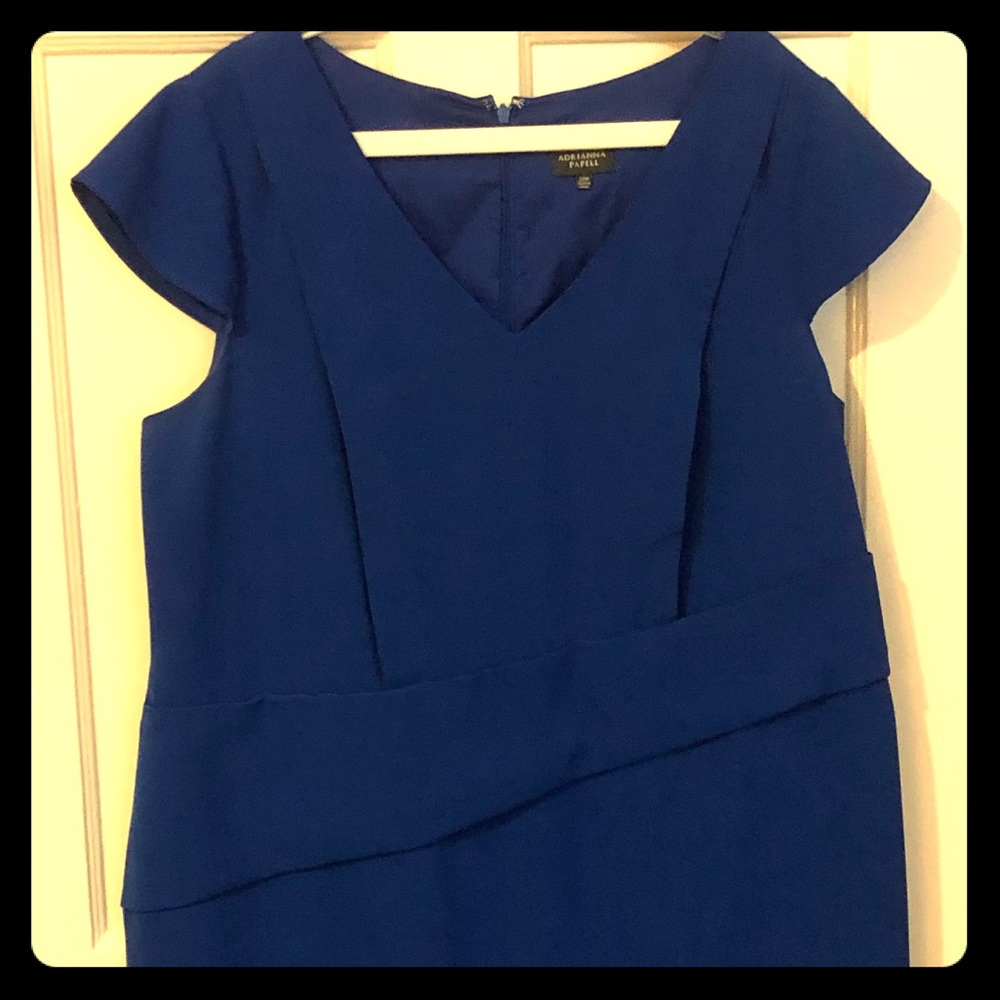 2/$50 Deep Blue Adrianna Papelle Cocktail Dress